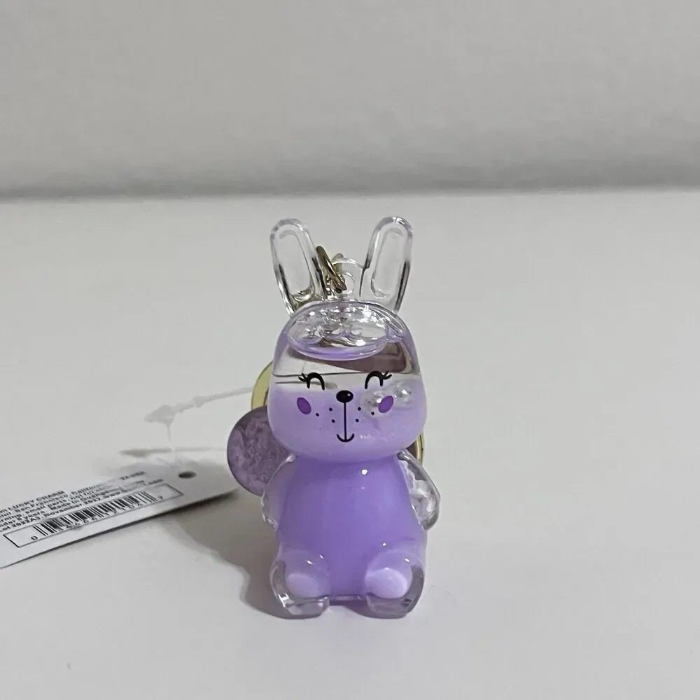 BC MINI Lucky Charms Purple Bunny Rabbit Floaty Keychain Charm Clip